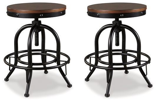 Valebeck Swivel Barstool (2/CN)