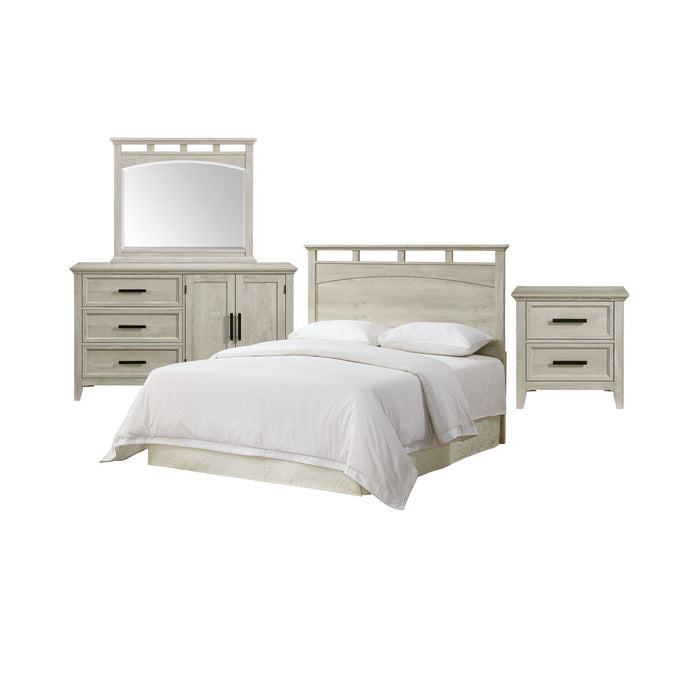 Matias - Bedroom Set With Queen/Full Headboard, Dresser, Mirror & Nightstand