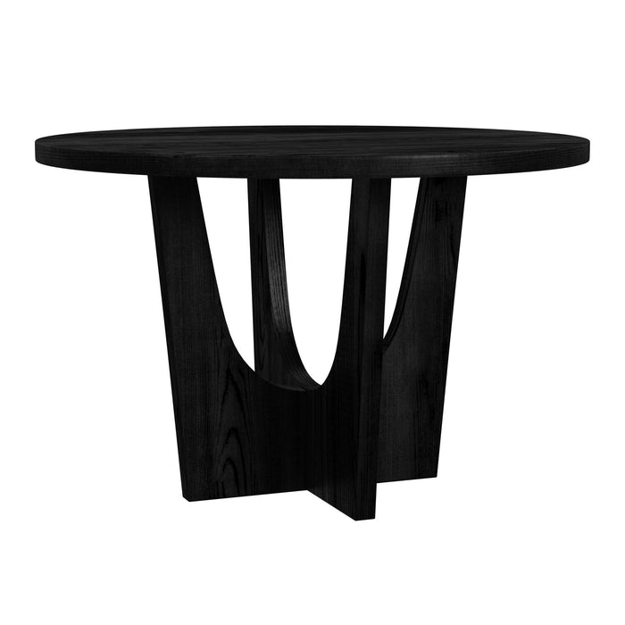Oregon - Round Table With Wood Top