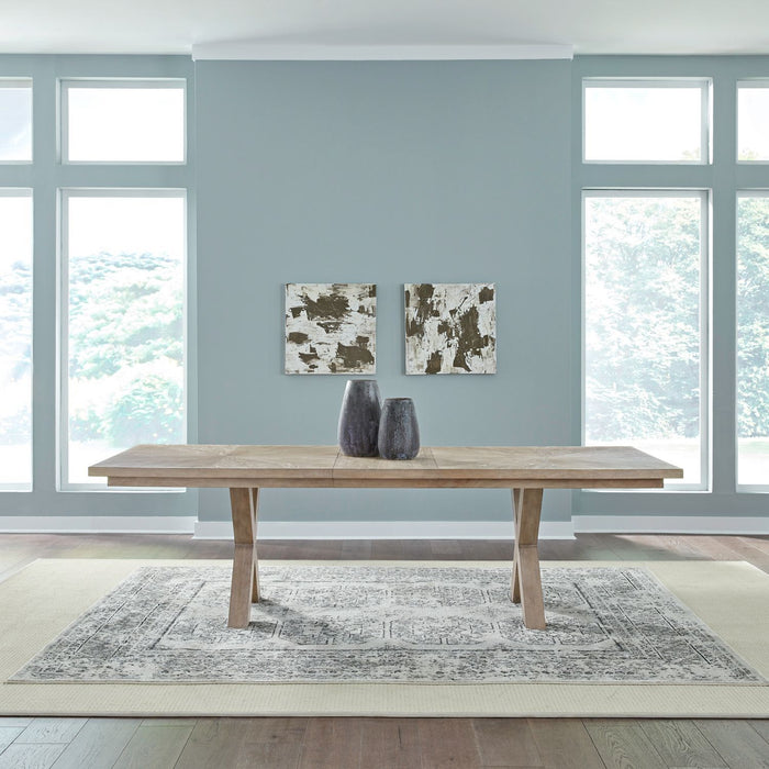 Brentwood - Double Pedestal Table - Brown