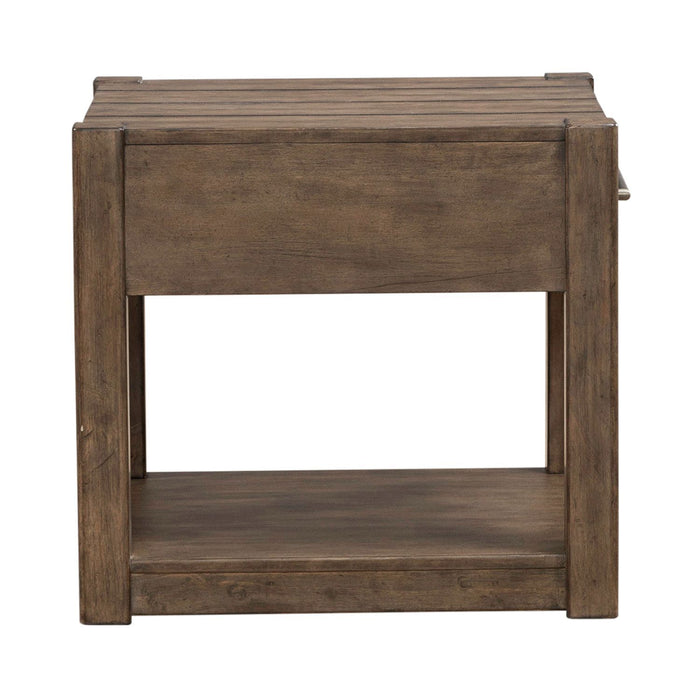 Broadmore - Drawer End Table - Brown