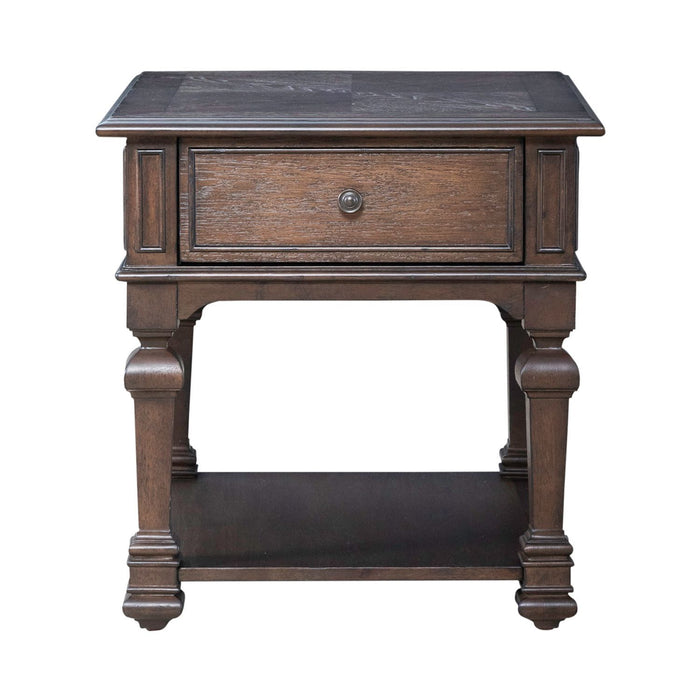 Providence Park - Drawer End Table - Chateau Brown
