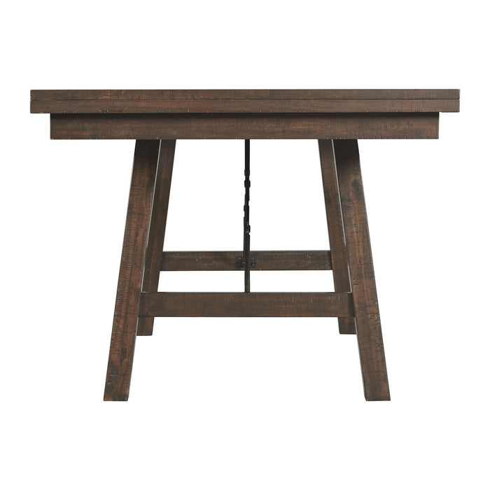 Jax - 6 Piece Dining Set (72" Table, Four Chairs And Bench) - Cherry