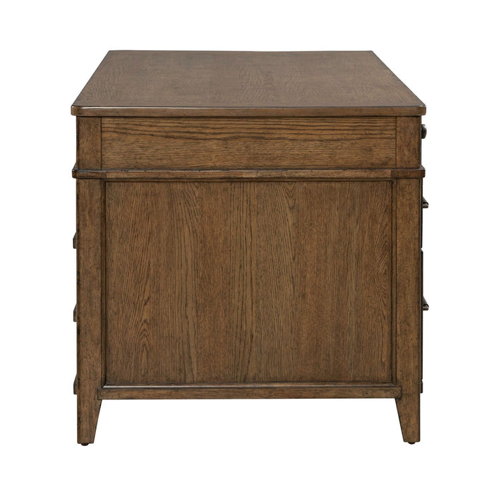 Carolina Park - Jr Executive Desk - Amber Brown