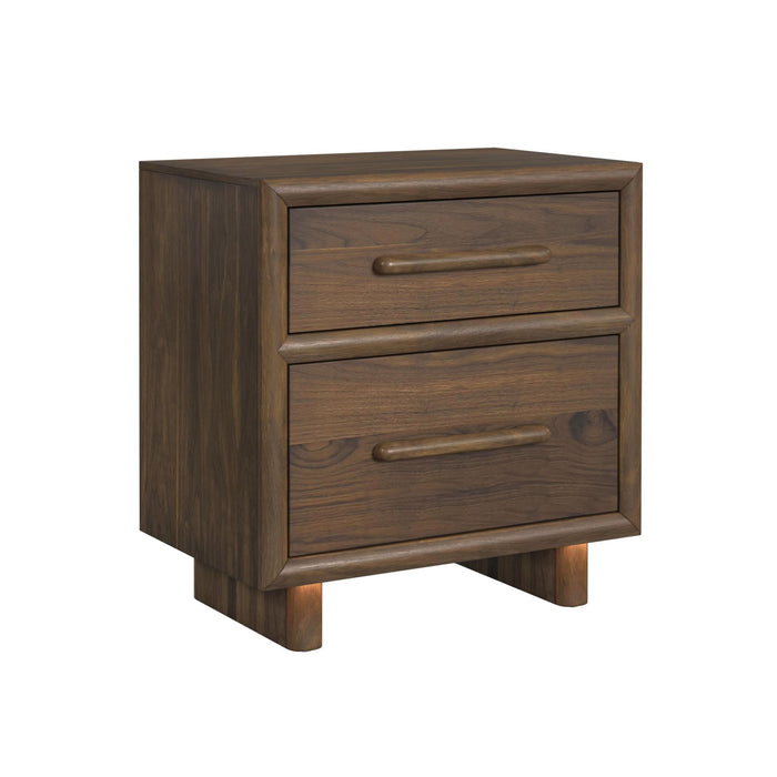 Brisbane - Upholstered Bedroom Set With Boucle And LED