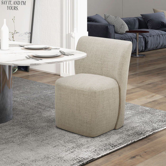 Accent Dining - Dining Chair With Casters Accent