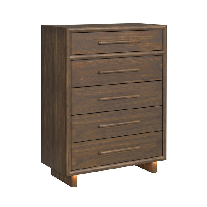 Brisbane - Upholstered Bedroom Set With Boucle And LED