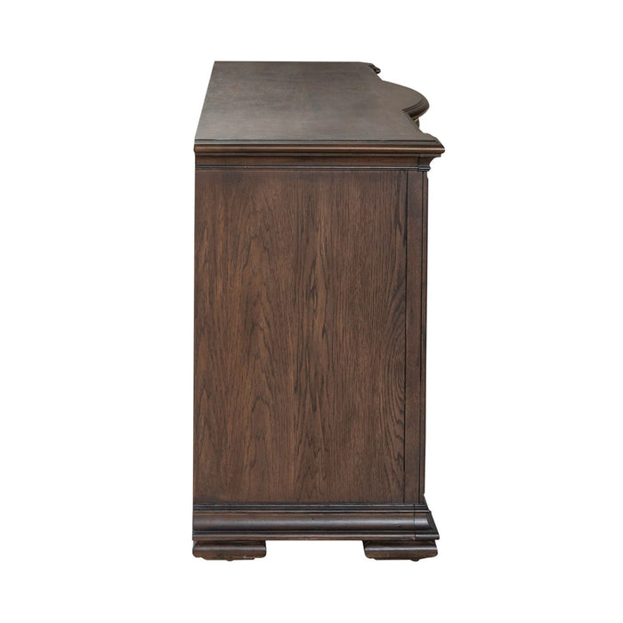 Providence Park - 78" TV Console - Chateau Brown