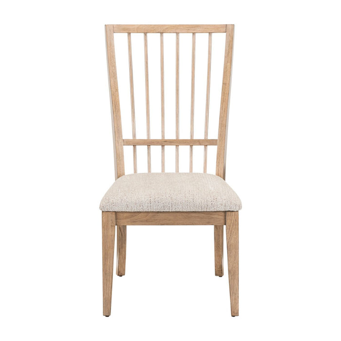 Haven Hills - Spindle Back Side Chair (RTA) - Camel Beige