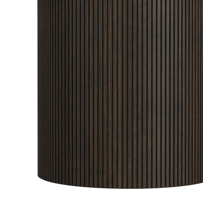 Sylvie - Round Table With White Faux Marble Top And Base