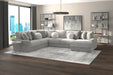 Canyon Platinum Grey 4-Piece Sectional