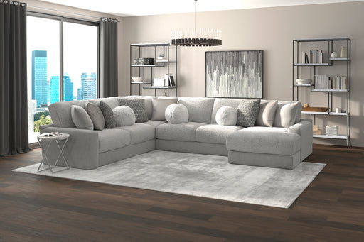 Canyon Platinum Grey 4-Piece Sectional