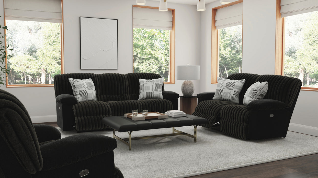 Comet Power Reclining Sofa and Loveseat