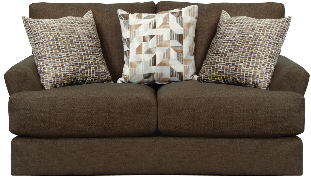 Copeland Chocolate Reclining Loveseat
