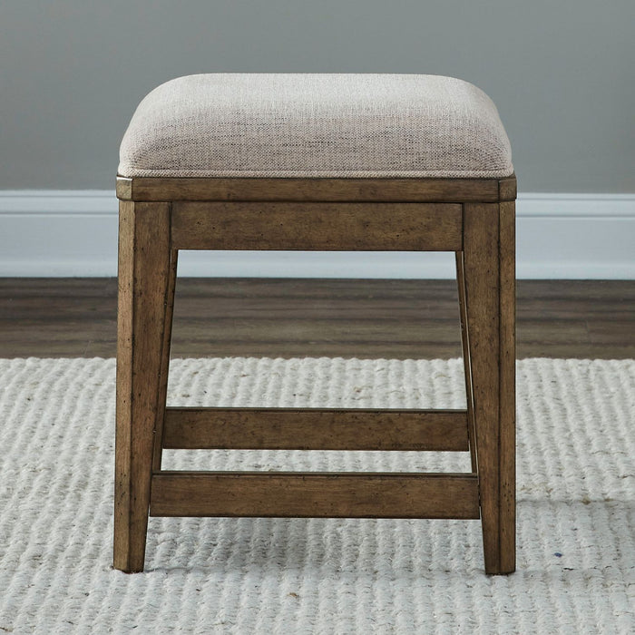 Carolina Park - Upholstered Console Stool - Brown