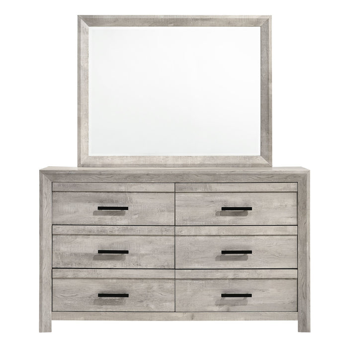 Ellen - Dresser & Mirror Set - White