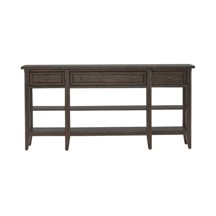 Paradise Valley - Hall Console Table - Saddle Brown