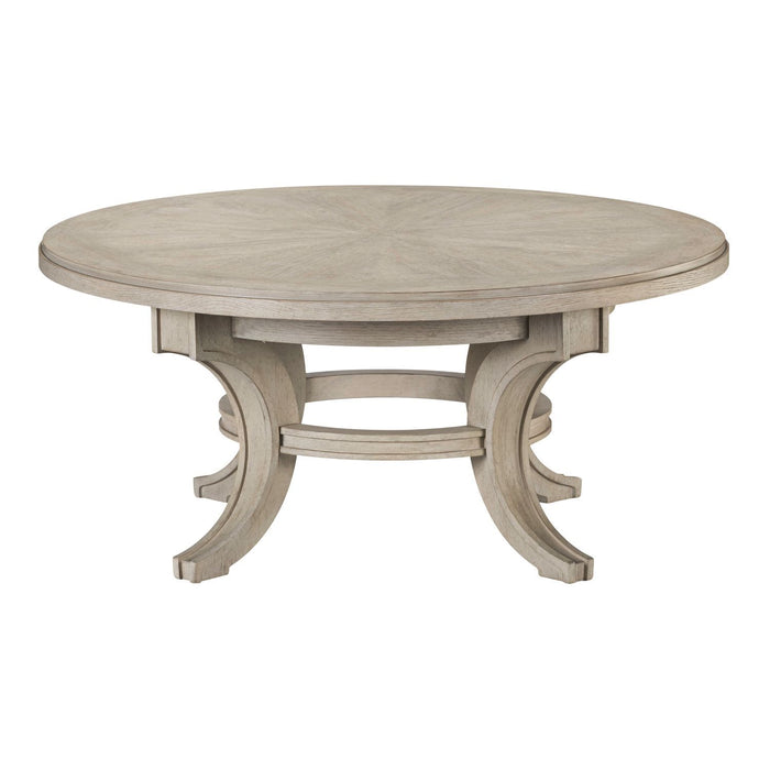 New Haven - Round Cocktail Table - Sanctuary White