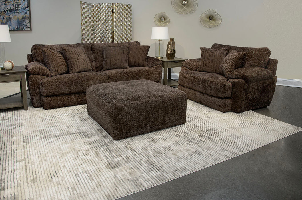Jaden Cocoa Sofa and Loveseat