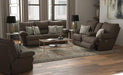 Lenny Grey Power Reclining Sofa and Loveseat