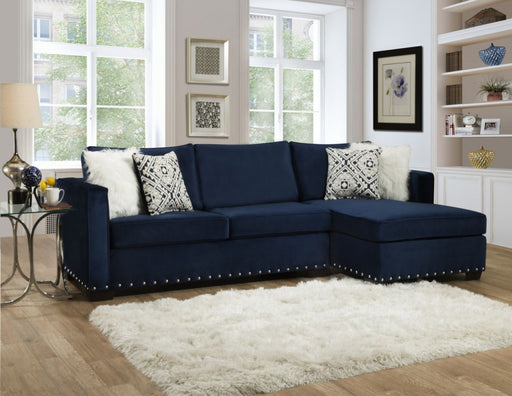 Melon Navy Sectional
