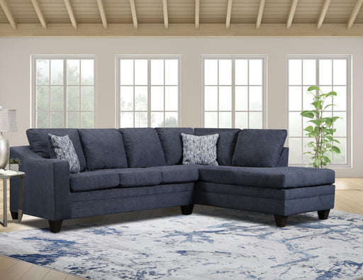 Navy 2-Piece Sectional