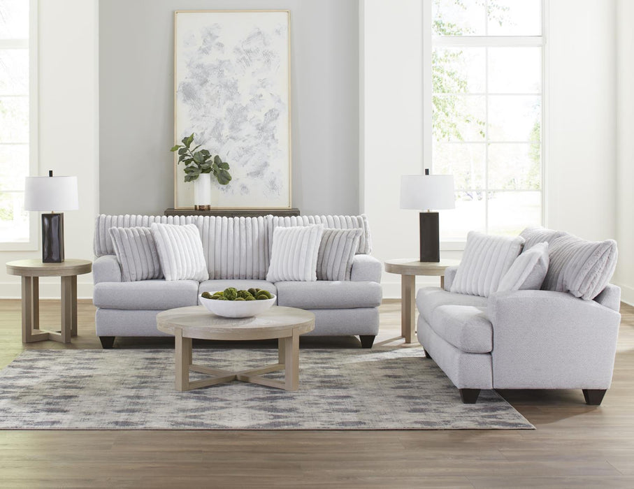 Palo Alto Grey Sofa and Loveseat