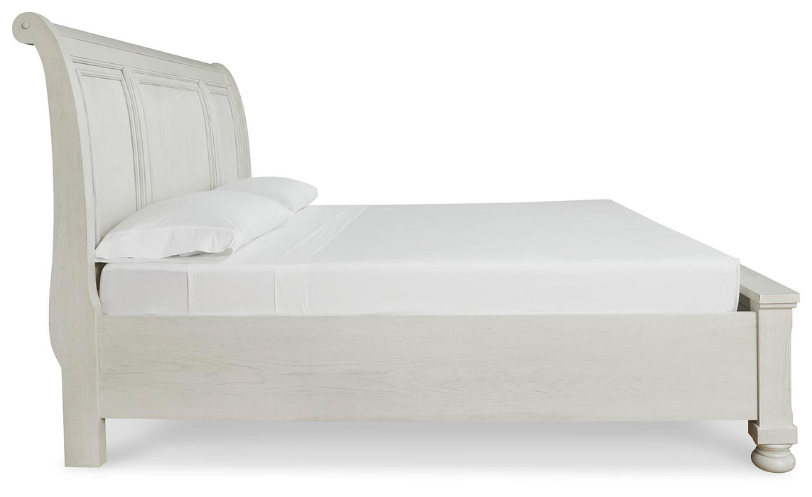 Robbinsdale California King Sleigh Bed with Storage