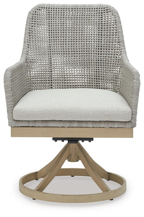 Seton Creek Swivel Chair w/Cushion (2/CN)