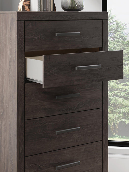 Prendonea Five Drawer Chest