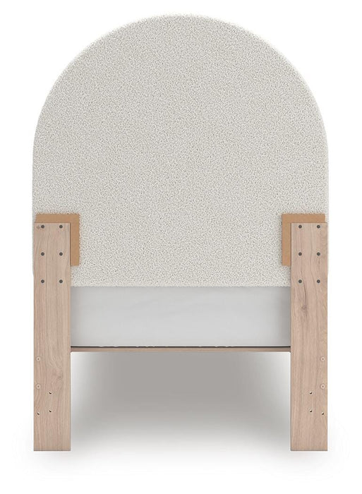 Arloster Twin Upholstered Panel Bed