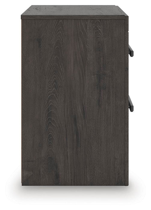 Prendonea Two Drawer Night Stand