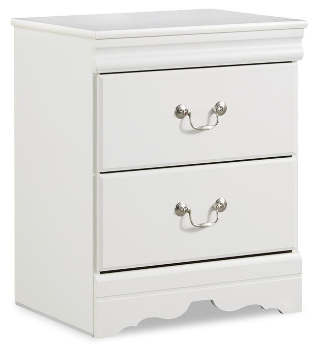 Anarasia Queen Sleigh Headboard, Dresser, Mirror, Chest and Nightstand