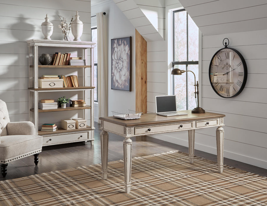 Realyn Home Office Desk and Storage