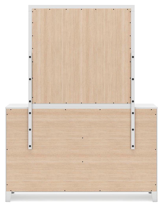 Binterglen California King Panel Bed, Dresser, Mirror, Chest and Nightstand
