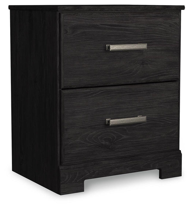 Belachime Queen Panel Bed with Mirrored Dresser, Chest and Nightstand
