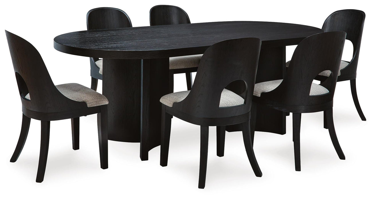Rowanbeck Dining Table and 6 Chairs