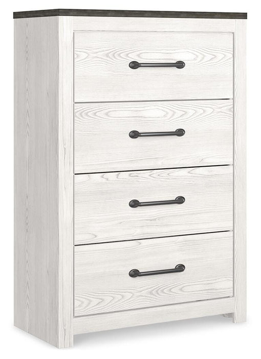 Gerridan Queen Panel Bed, Dresser, Mirror, Chest and Nightstand