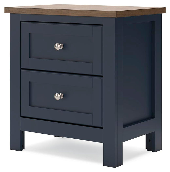 Landocken Queen Panel Headboard, Dresser, Mirror, Chest and Nightstand