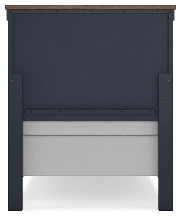 Landocken Twin Panel Headboard, Dresser and Mirror