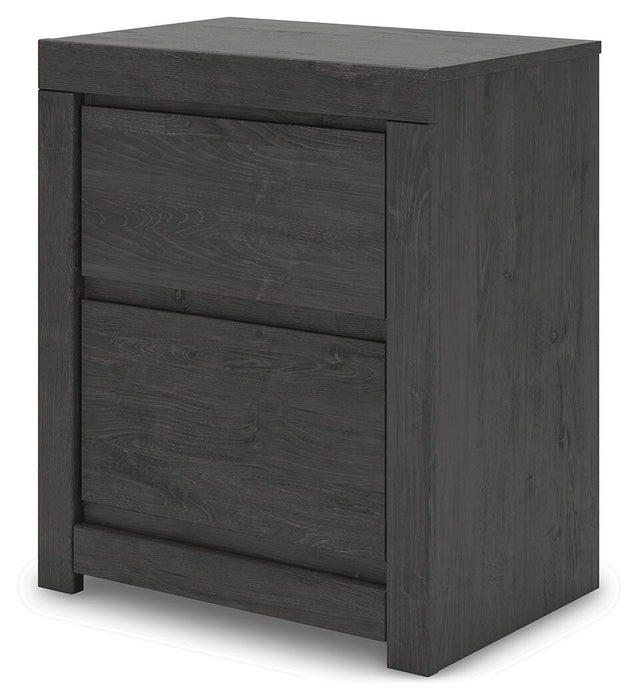 Fraluna Queen Panel Storage Bed, Dresser, Mirror, Chest and Nightstand