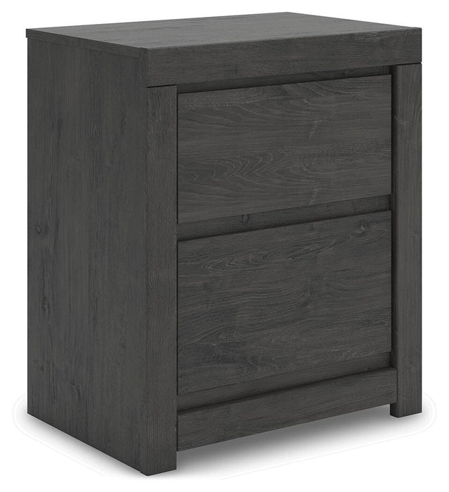 Fraluna Queen Panel Storage Bed, Dresser, Mirror and Nightstand