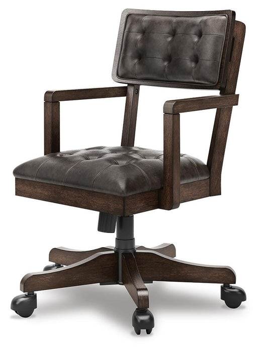 Breckington Home Office Desk with Chair and Storage