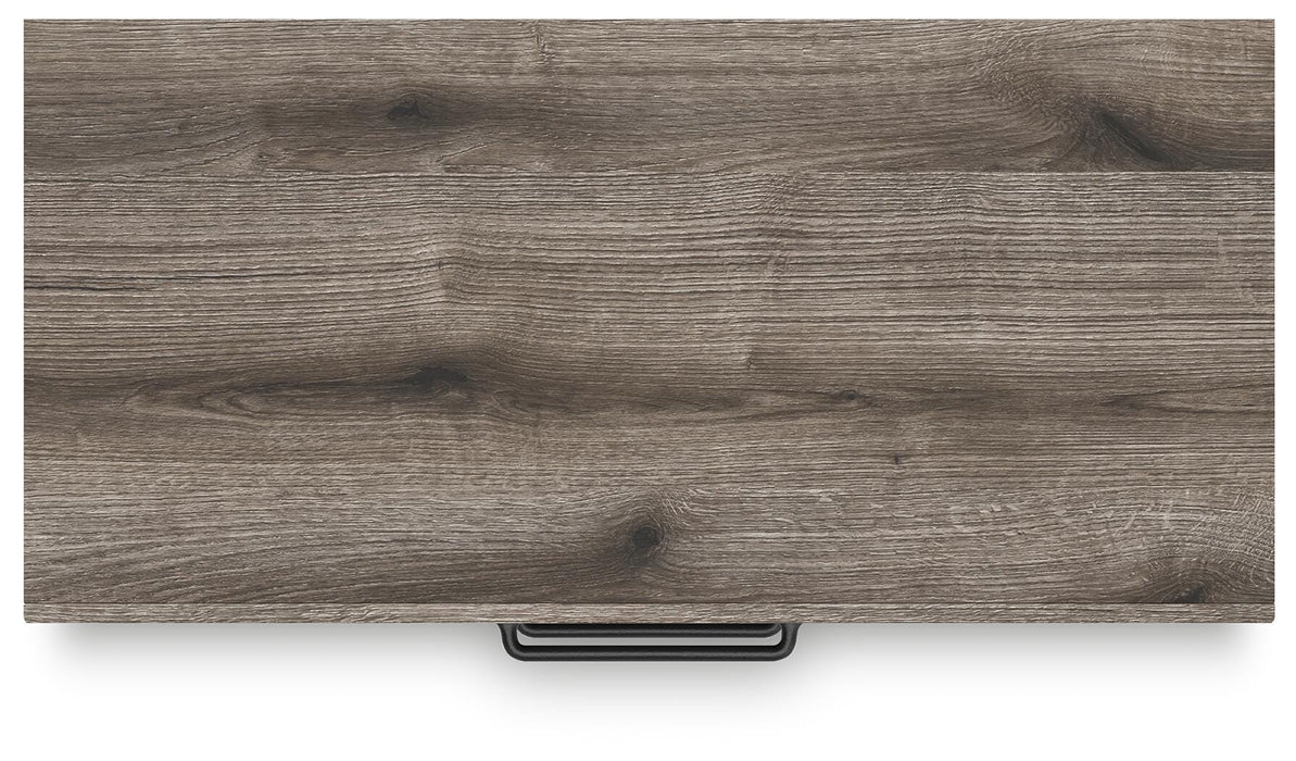 Graystorm King Panel Bed, Dresser, Mirror, Chest and Nightstand
