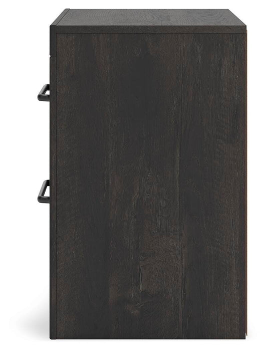 Hollivern Twin Panel Bed with Storage, Dresser, Mirror and Nightstand