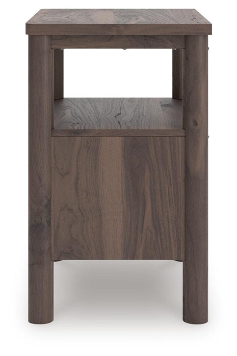 Pamytta Queen Upholstered Panel Bed, Dresser, Mirror, Chest and Nightstand
