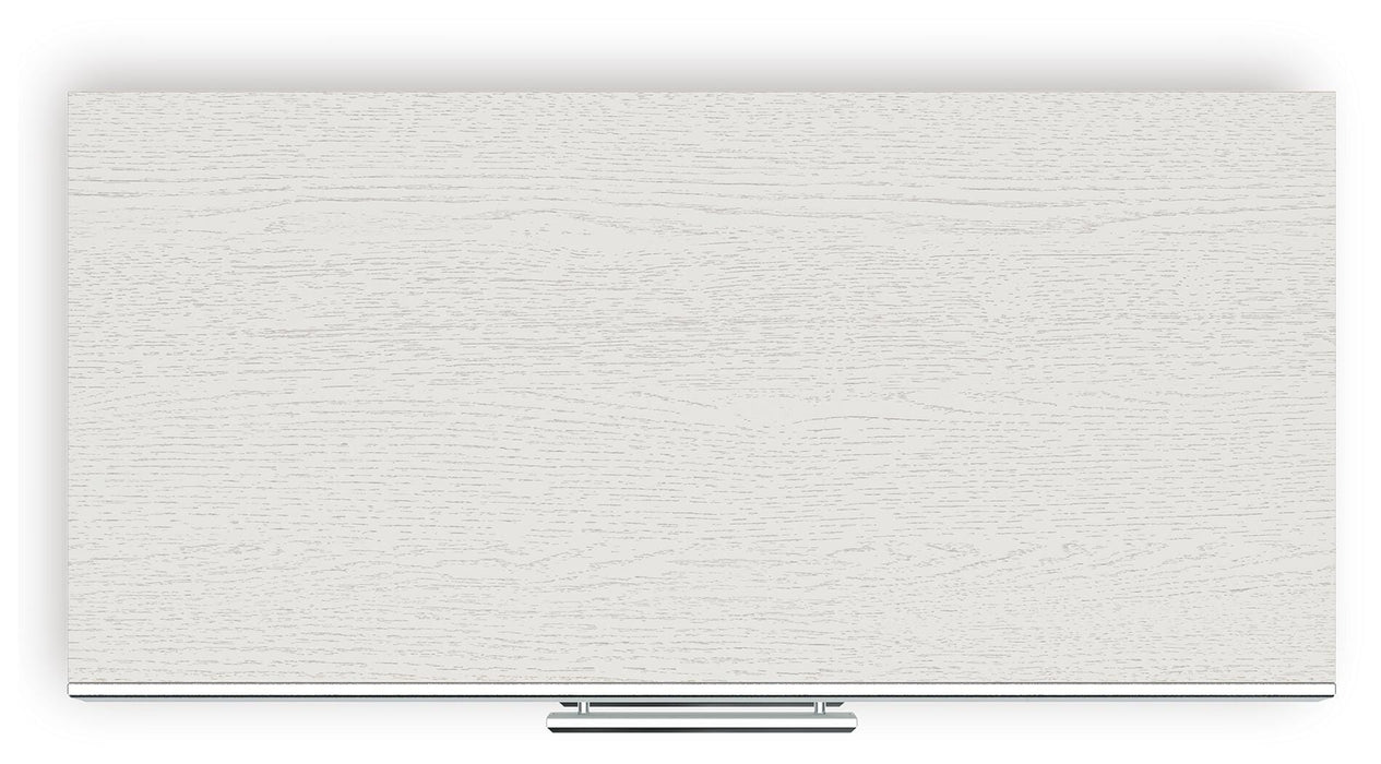 Zuraleus Queen Upholstered Panel Platform Bed, Dresser, Mirror and Nightstand