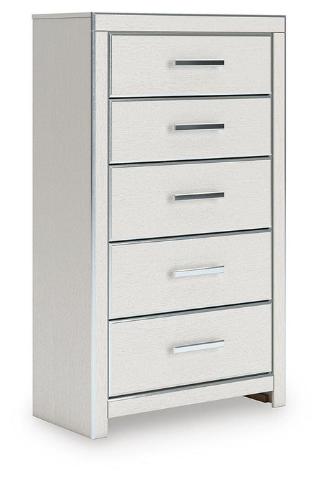 Zuraleus Queen Upholstered Bed, Dresser, Mirror, Chest and Nightstand