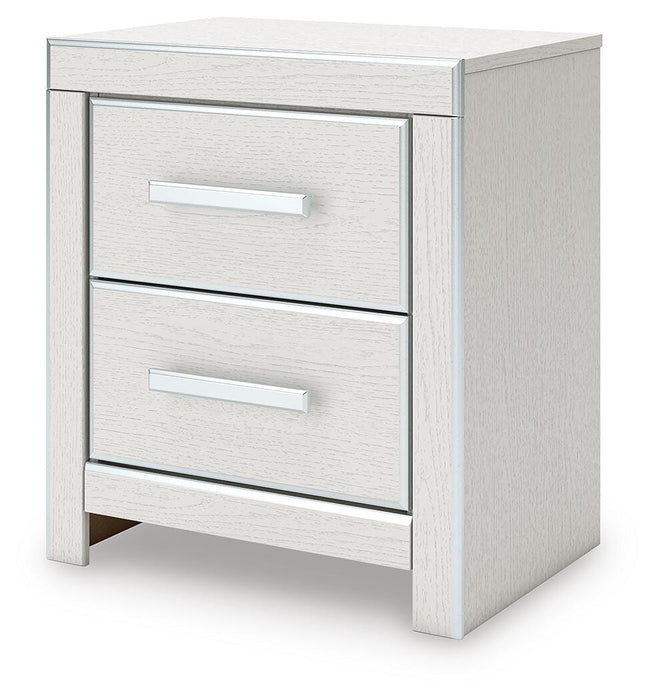 Zuraleus King Upholstered Panel Bed, Dresser, Mirror, Chest and Nightstand