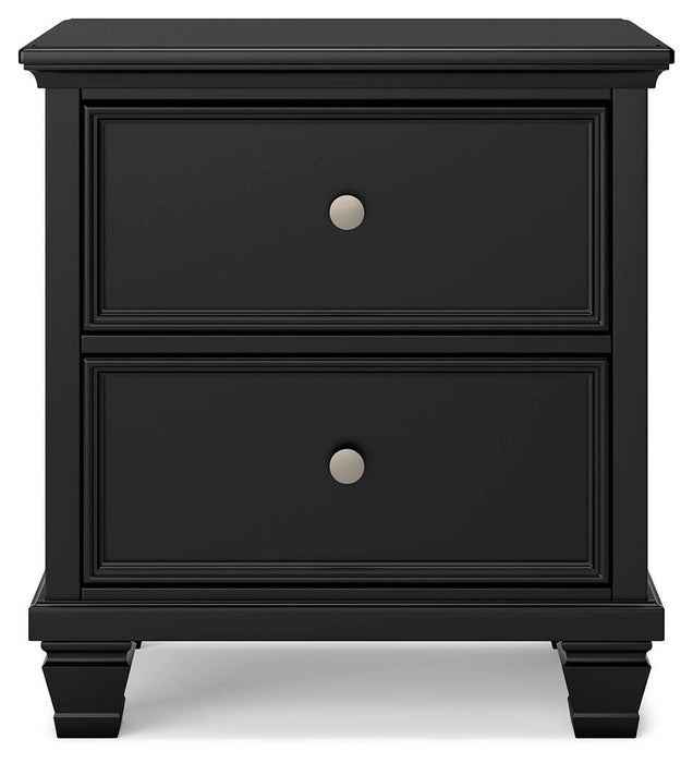 Lanolee Full Panel Storage Bed, Dresser, Mirror and Nightstand